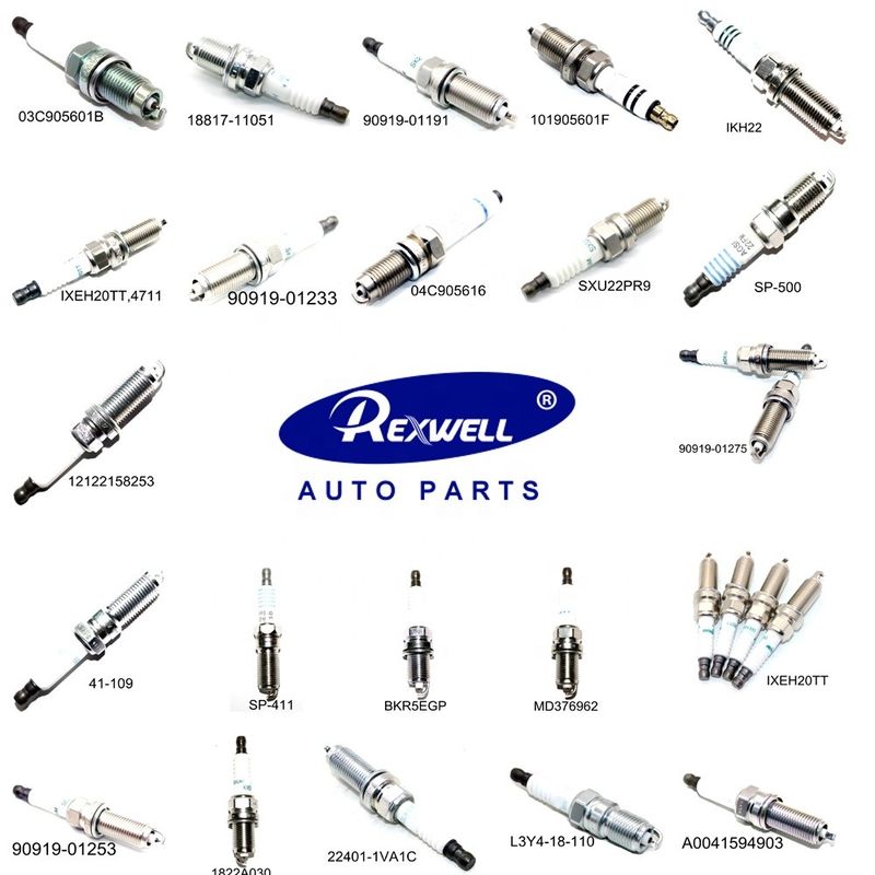 2001-2009 Standard Car Double Iridium Pin to Pin Spark Plugs for BMW X3 Z8 12129064619