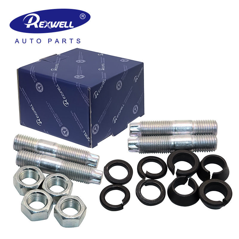 Durable Using Auto Car Hex Lobular 90126-12005 Front Steering Knuckle Bolt Stud Set Kit for Toyota Land Cruiser Pickup FZJ7# 2007