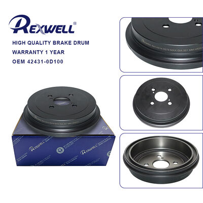 42431-0D100 42431-0D120 42431-0D130 Brake Drum for Toyota Yaris Vios NCP15# NSP15#